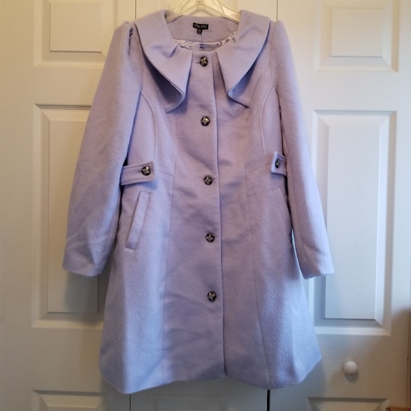 City Chic Jackets & Blazers - NWT City Chic Princess Heather Coat